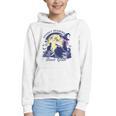 Vintage Sexy Witch Spooky Readers Book Lover Club Halloween Graphic Youth Hoodie
