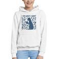 I Do What I Want Cat Reading Book Boho Flowers Vintage Graphic Youth Hoodie