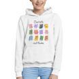 Women Cool Kids Read Books Teacher Back To School Librarian Graphic Youth Hoodie