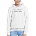Women's Book Lover Oops I Bought Another Book Bookworm Reader Graphic Youth Hoodie