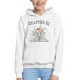 Women's Chapter 21 Book Lovers & Readers 21st Birthday Wildflowers Graphic Youth Hoodie Women's Chapter 21 Book Lovers & Readers 21st Birthday Wildflowers Graphic Youth Hoodie