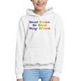 Women's Read Books Be Kind Stay Weird Book Lover Rainbow Graphic Youth Hoodie Women's Read Books Be Kind Stay Weird Book Lover Rainbow Graphic Youth Hoodie