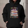 100 Days In The Books Cute Book 100 Days Of School Teachers Graphic Youth Hoodie