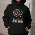 100 Days Of School 100th Day In The Books Reading Teacher Graphic Youth Hoodie
