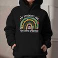 100th Day Of School Teachers Students Women Floral Books Graphic Youth Hoodie