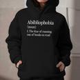 Abibliophobia Definition Reading Book Worm Reader Graphic Youth Hoodie