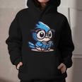 Adorable Book Lover Blue Jay With Reading Glasses Cute Graphic Youth Hoodie Adorable Book Lover Blue Jay With Reading Glasses Cute Graphic Youth Hoodie