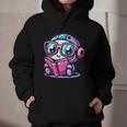 Adorable Book Lover Robot With Reading Glasses Cute Graphic Youth Hoodie Adorable Book Lover Robot With Reading Glasses Cute Graphic Youth Hoodie