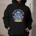 Alien Reader Reading Teacher Librarian Book Lover Graphic Youth Hoodie
