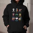 Ally Anti Trump Liberal BLM Love Is Love Banned Books Icons Graphic Youth Hoodie