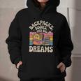 Backpacks Books And Big Dreams Cute Back To School Graphic Youth Hoodie Backpacks Books And Big Dreams Cute Back To School Graphic Youth Hoodie
