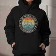 Im With The Banned Book Readers Retro Librarians Teachers Graphic Youth Hoodie