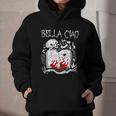 Bella Ciao Goodbye Beautiful Skull Book Of Dark Magic Occult Graphic Youth Hoodie