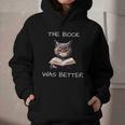 The Book Was Better Literature Teacher Reading Cat Lover Graphic Youth Hoodie The Book Was Better Literature Teacher Reading Cat Lover Graphic Youth Hoodie