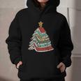Book Christmas Tree For Librarians Book Lovers Graphic Youth Hoodie