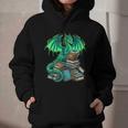 Book Dragon Reading Fantasy Graphic Youth Hoodie