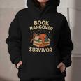 Book Hangover Survivor Reading Humor Librarian Bibliophiles Graphic Youth Hoodie