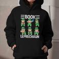 Book Leprechaun St Patrick's Day Library Librarian Reading Graphic Youth Hoodie Book Leprechaun St Patrick's Day Library Librarian Reading Graphic Youth Hoodie