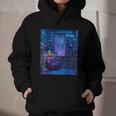 Book Library Bookshelf Armchair Window Pattern Print Graphic Youth Hoodie