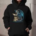 Book Lover Bookworm Reading Books Dragon Sci-Fi Character Graphic Youth Hoodie