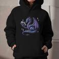 Book Lover Dragon Reading Cool Fantasy Women Girls Kids Men Graphic Youth Hoodie