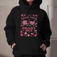 Book Lover Read Your Heart Out Teacher Valentines Graphic Youth Hoodie