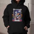 Book Lover Tarot Card The Reader Mystic Skeleton Graphic Youth Hoodie