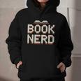 Book Nerd Retro Pixel Reading Librarian Aesthetic Graphic Youth Hoodie
