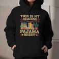 Book And Pajama This Is My Reading Pajama Bedtime Reading Graphic Youth Hoodie