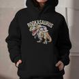 Book Reading Dinosaur T-Rex Dino Bookworm Graphic Youth Hoodie
