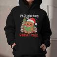 Book Reading Just Waiting For Christmas Gingerbread Graphic Youth Hoodie Book Reading Just Waiting For Christmas Gingerbread Graphic Youth Hoodie