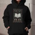 Book Reading Ugly Christmas Graphic Youth Hoodie Book Reading Ugly Christmas Graphic Youth Hoodie