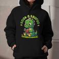 Book A Saurus Bookasaurus Dinosaur Book Girls Boys Toddler Graphic Youth Hoodie