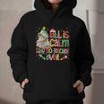 Book Tree All Is Calm Said No Teacher Ever Christmas Graphic Youth Hoodie Book Tree All Is Calm Said No Teacher Ever Christmas Graphic Youth Hoodie