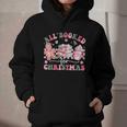 All Booked For Christmas Book Coffee Latte Gingerbread Graphic Youth Hoodie All Booked For Christmas Book Coffee Latte Gingerbread Graphic Youth Hoodie