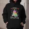 All Booked For Christmas Book Lovers Xmas Tree Women Graphic Youth Hoodie