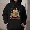 All Booked For Christmas Gingerbread Christmas Tree Book Kid Graphic Youth Hoodie