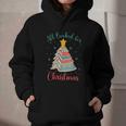 All Booked For Christmas Tree Book Bookish Christmas Graphic Youth Hoodie