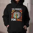 All Booked For Fall Book Pumpkin Autumn Thanksgiving Teacher Graphic Youth Hoodie