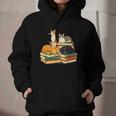 Bookish Cat Lover Cute Reading Squad Books & Kittens Love Graphic Youth Hoodie