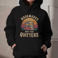 Bookmarks Are For Quitters Reading Book Lovers Graphic Youth Hoodie