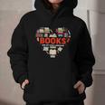 Books Heart Valentines Day Books Are My Love Language Graphic Youth Hoodie