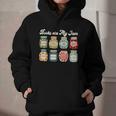 Books Are My Jam Shirt Book Lover Reader Reading Teacher Graphic Youth Hoodie