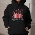 Books Are My Love Language Valentine Reads Bookish Club Graphic Youth Hoodie Books Are My Love Language Valentine Reads Bookish Club Graphic Youth Hoodie