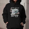 Books Are My Therapy Summer Reading Book Lovers Graphic Youth Hoodie Books Are My Therapy Summer Reading Book Lovers Graphic Youth Hoodie