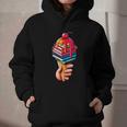 Books Reading Ice Cream Graphic Youth Hoodie