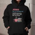 Books Saying JOMO Joy Of Missing Out For Bookworms Graphic Youth Hoodie Books Saying JOMO Joy Of Missing Out For Bookworms Graphic Youth Hoodie