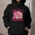 Books Are My Valentine Book Lover Heart Matching Party Graphic Youth Hoodie