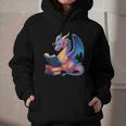 Bookworm Book Lover Women Girls Dragon Reading Graphic Youth Hoodie