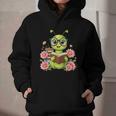 Bookworm Costume Kawaii Reading Worm For World Book Day Graphic Youth Hoodie